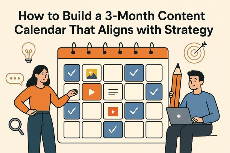 How to Build a 3-Month Content Calendar That Aligns with Strategy